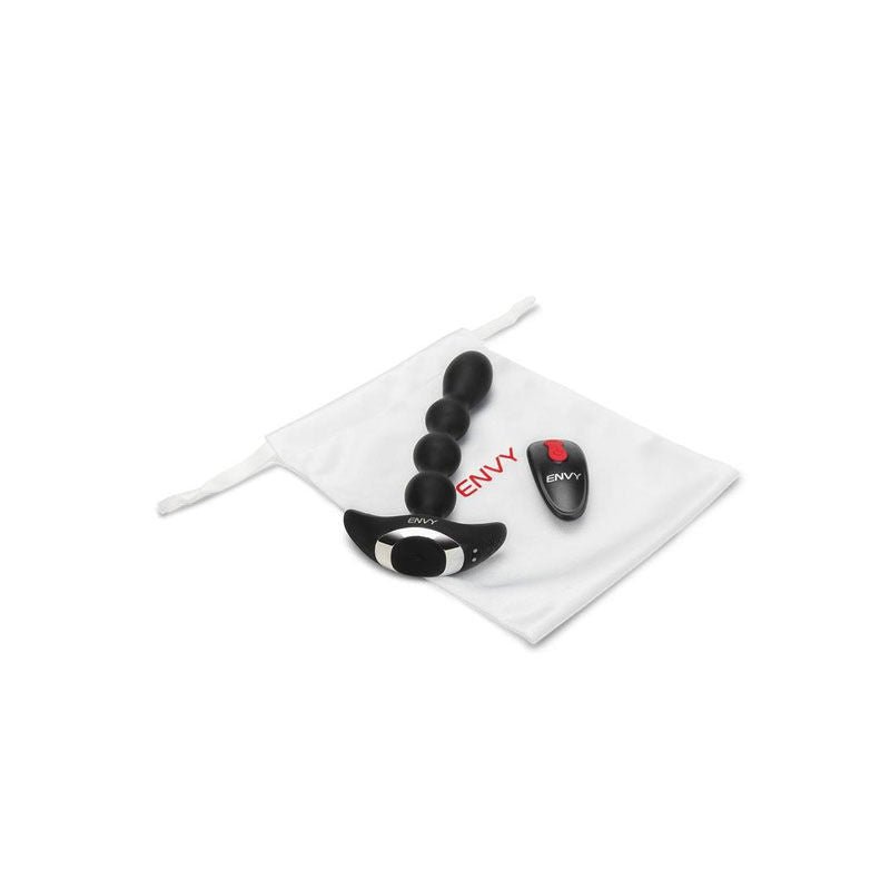 Envy - deep reach vibrating anal beads - Product top view  | Flirtybay.com.au